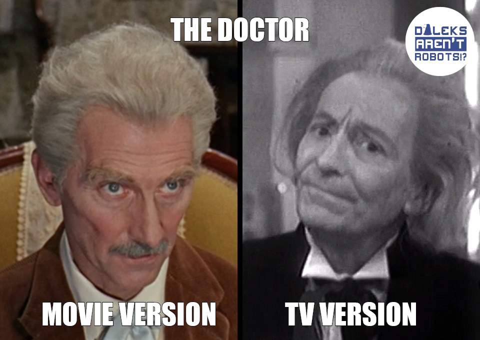 (Image of Peter Cushing and William Hartnell)