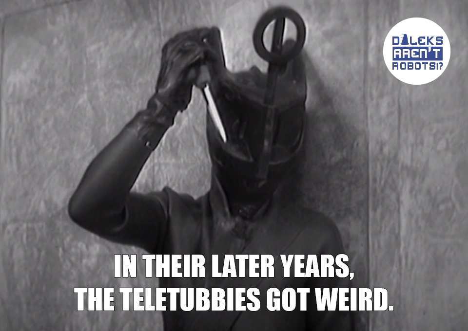 (Image of Voord) In their later years, the teletubbies got weird.