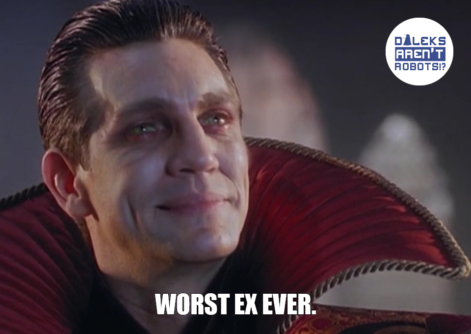 (Image of the Master smiling smugly) Worst ex EVER.